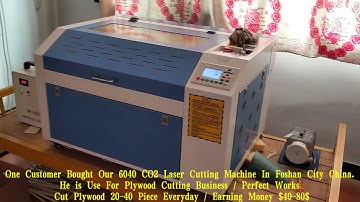 Best 6040 Laser Cutting Machine Customer In FoShan China