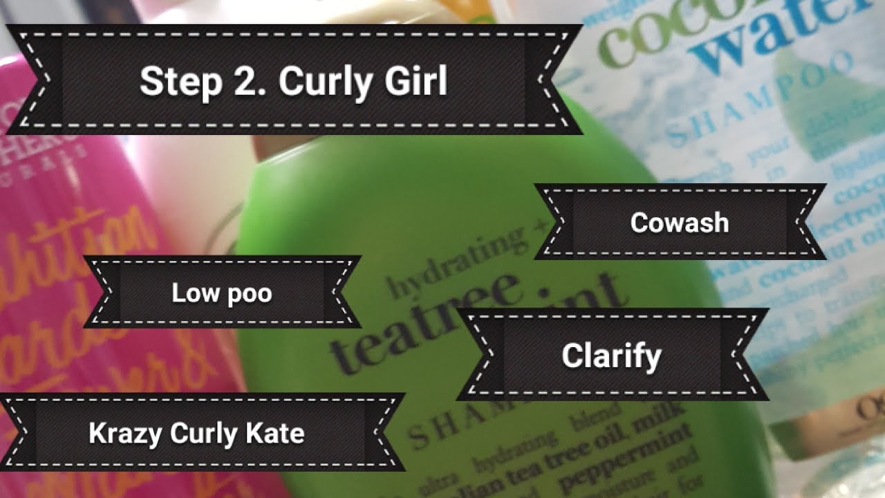 Step 2 curly girl method. Low poo, cowash, clarify. How to cleanse hair ...