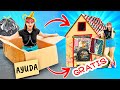 ¡Una casa de cartón simple y casera! *Cuarto secreto lejos de tus padres*