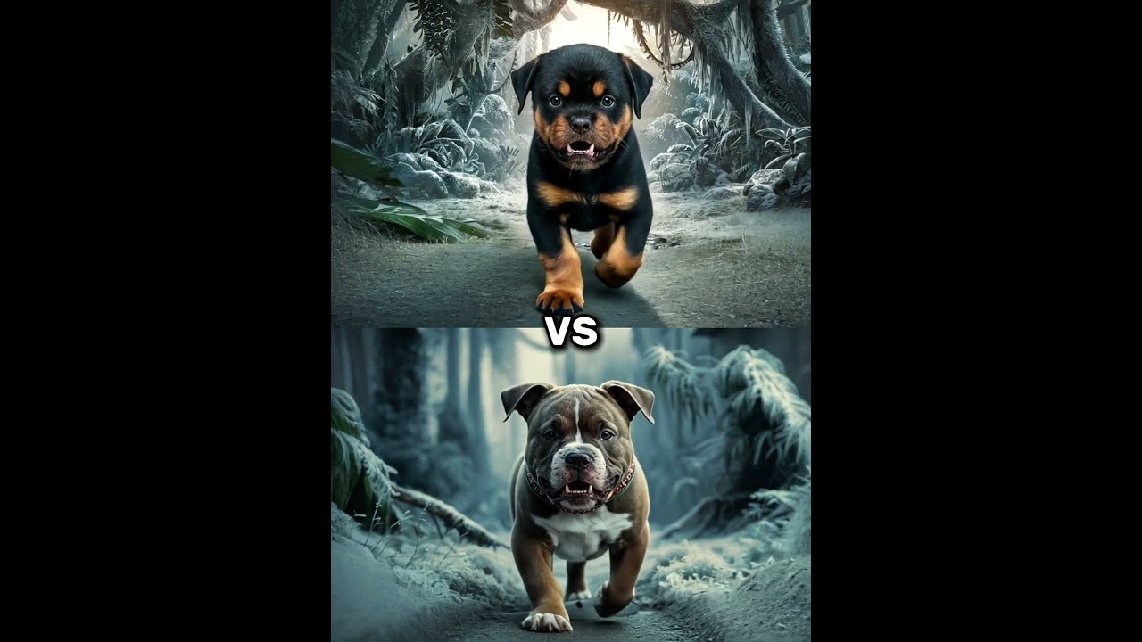 Rottweiler Puppy Vs Pitbull German Shepherd Husky Doberman Labrador Retriever Pointer 