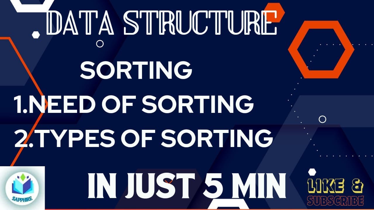 Sorting| Types of sorting| Need of sorting| RGPV DATA STRUCTURE - YouTube