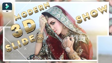 Create Modern 3D Photo Slideshow in Filmora 14 | Smooth Motion & Advanced Effects