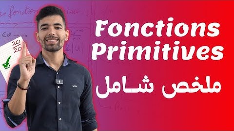 Les fonctions primitives 