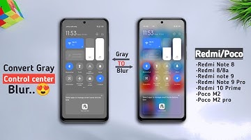 Redmi Note 9 Series Fixed MIUI 13 Gray Control Center Problem | NO ROOT
