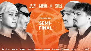 Rogue Wave 🇫🇷 🇨🇴 vs ROFU 🇯🇵 I GRAND BEATBOX BATTLE 2023: WORLD LEAGUE I Tag Team Semifinal