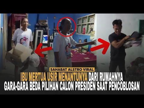 VIRAL IBU MERTUA Usir Menantu, Gegara Menantunya Gak Milih Prabowo Saat Pencoblosan.