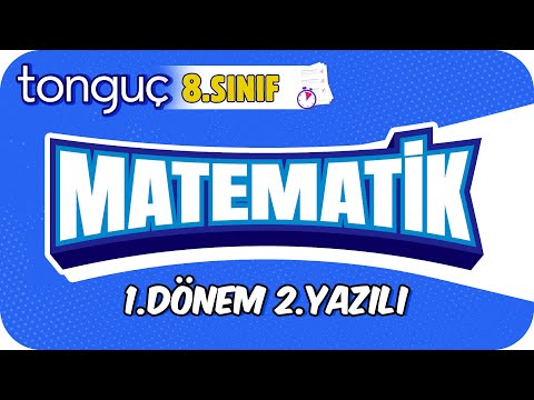 8.Sınıf Matematik 1.Dönem 2.Yazılıya Hazırlık 📝 #2024