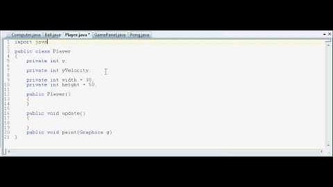 Java Game Tutorial - Pong 06: Input
