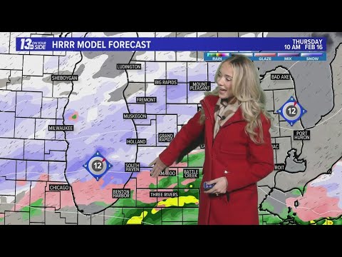 13 On Your Side Forecast: Messy Winter System - YouTube