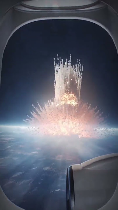 Meteor Strike | POV - You are in a plane #shorts