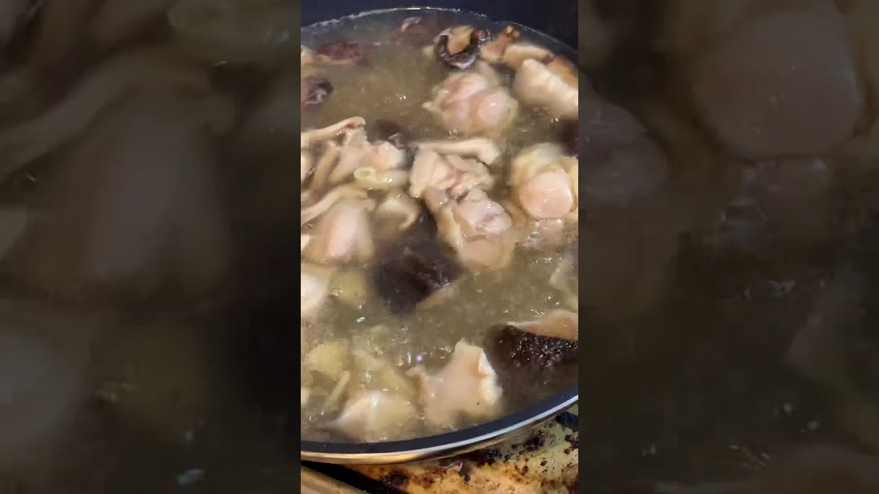 テレワーク飯 鷄うどん 干し椎茸 生椎茸 卵 料理 Youtube
