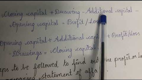 Tn 12th Accountancy Chapter 1 Accounts from incomplete records part 3