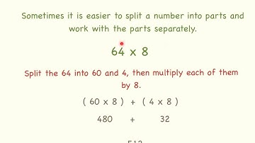 Mental Multiplication - Split Strategy