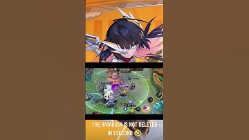 THE HAYABUSA IS NOT DELETED IN 1 SECOND 🤣 #ruby #rubymobilelegends #rubymontage #rubyhighlights #ml