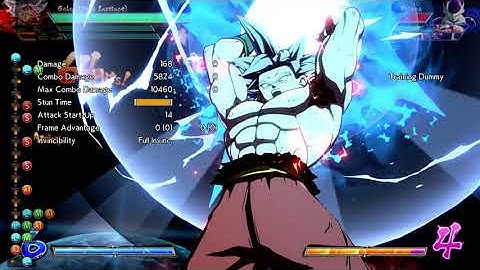 [DBFZ] Goku UI/Bardock/Yamcha Touch of Death from L starter