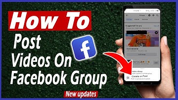 How To Post Video on Facebook Group | How to Create Post on  Facebook Group