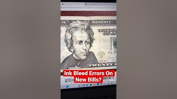INK BLEED ERRORS DISCOVERED ON ALL NEW BILLS…What Are They?? #Shorts