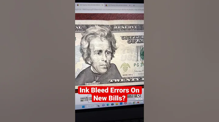 INK BLEED ERRORS DISCOVERED ON ALL NEW BILLS…What Are They?? #Shorts