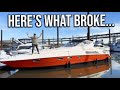 Resurrecting my sunken yacht  heres everything that broke when my yacht sank