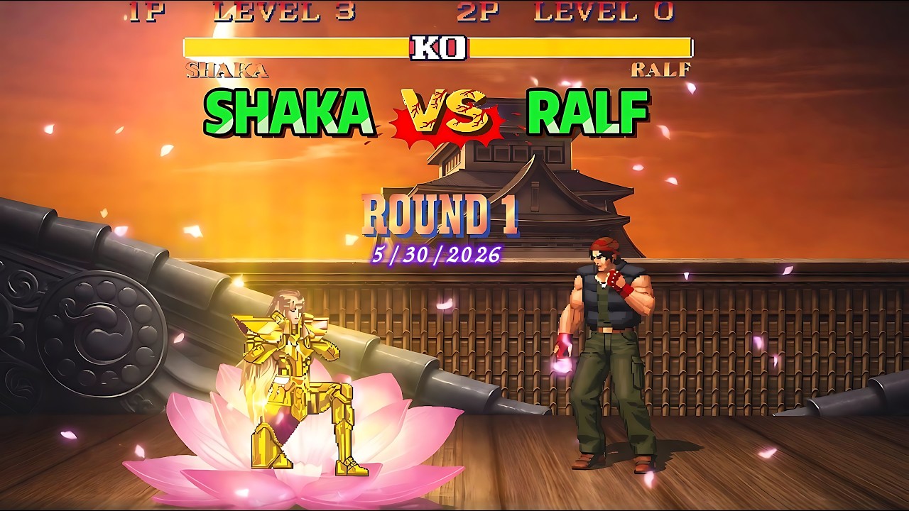 Virgo Shaka 🆚 KOF Ralf #聖闘士星矢 #saintseiya #shaka - YouTube