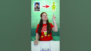 How to draw Grinch  Doll Boy Cheol-su Squid Game 3 #shorts #drawing