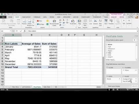 Modifying excel pivottable calculations