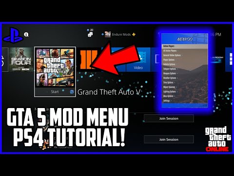 How To Install GTA 5 PS4 Mod Menu Online! | No Jailbreak ...