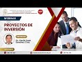 Webinar: PROYECTOS DE INVERSIÓN