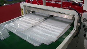 CW 1200FB two lines bottom sealing bag making machine