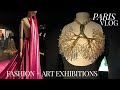 Fashion and art exhibitions schiaparelli saint laurent fondation louis vuitton  paris vlog