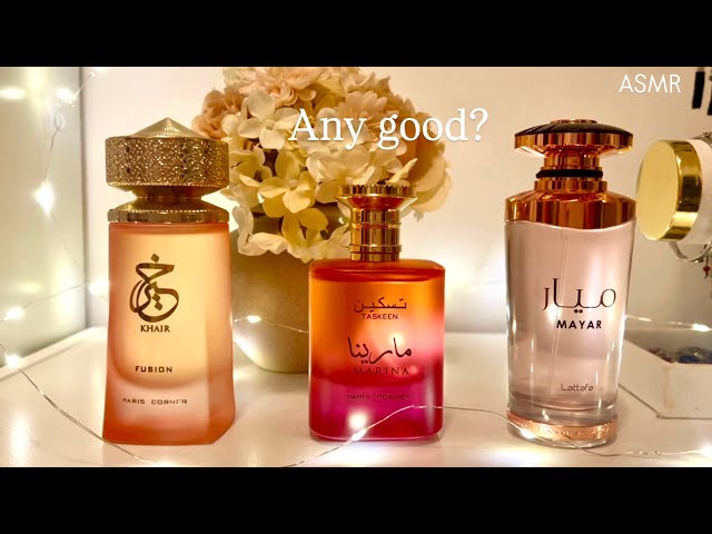 LOVE, LOVE and NOPE✨ASMR Soft Spoken ✨ My Honest Opinion on 3 MIDDLE EASTERN PERFUMES