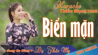 BIỂN MẶN KARAOKE Song Ca Cùng Dạ Thảo My Thiếu Giọng Nam 268 MEDIA