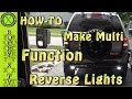 How-To Make Aux Reverse Lights Multi functional (SPDT Switch)