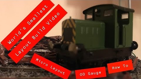 World’s Smallest Micro Layout- Build Video