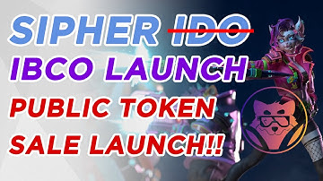 Sipher Public Token Sale Launch (How to Participate) $SIPHER