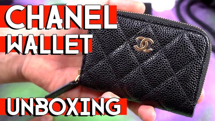 Chanel Zip Around Organizer Wallet Quilted Lambskin Large Metallic 2091844