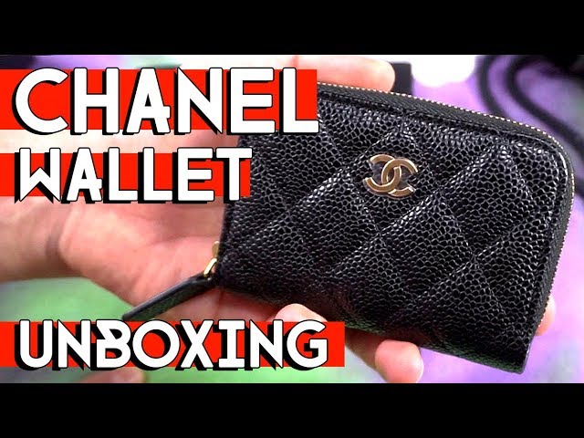 Unboxing Chanel Classic Small Flap Wallet 👛💕✨ #melinamo