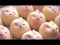 Kitty Snowskin Mooncake without Mold | 猫咪冰皮月饼 免模具 |玉米奶黄馅 Corn Flavoured Custard Filling