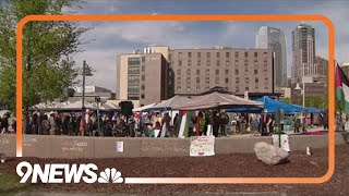 Auraria Campus protesters reject campus officials' offer to give $15,000 to Red Cross if encampments