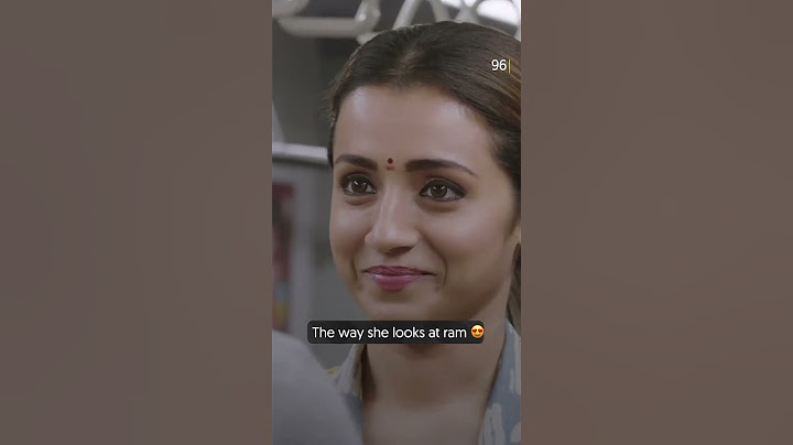 Marry someone who can see you, like Jaanu sees Ram. #96 #SunNXT #Trisha #VijaySethupathi #shorts