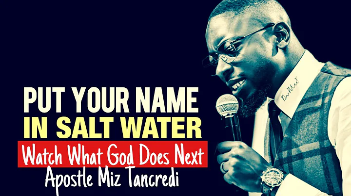 Put Your Name in Salt Water and Watch Doors of Blessings Open Immediately | Apostle Miz Tancredi 