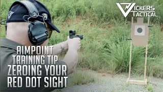Aimpoint Training Tip - Zeroing Your ACRO