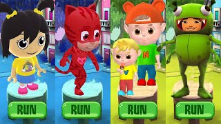 Tag with Ryan - Emma Ryan Sister vs Red PJ Mask Catboy vs Vlad&Niki Run vs Subway Surfers Yutani Run screenshot 4