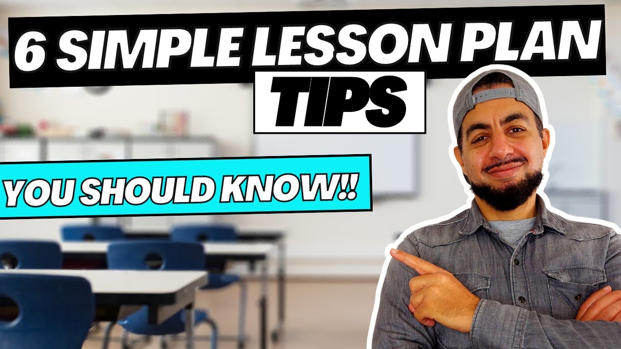 6 LESSON PLANNING TIPS YOU SHOULD KNOW!! - YouTube