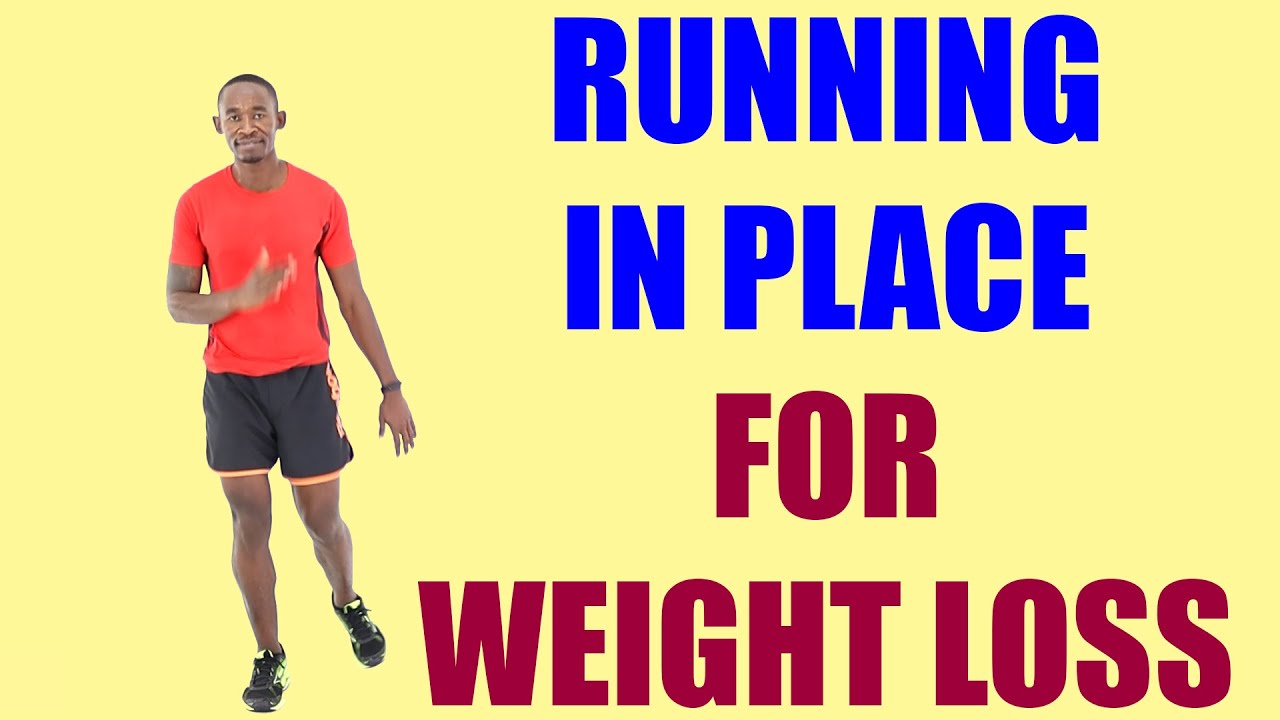 30 Minute Running in Place Workout for Weight Loss/ At Home Cardio 🔥 320  Calories 🔥 