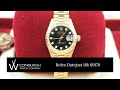 Rolex Datejust 18k 69178 Review