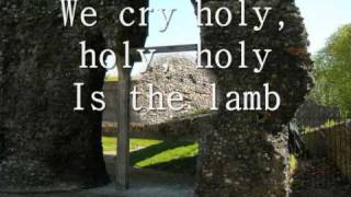 Video thumbnail of "At The Feet Of Jesus (Holy is the Lamb)  With Lyrics Lyn Hopkins.wmv"