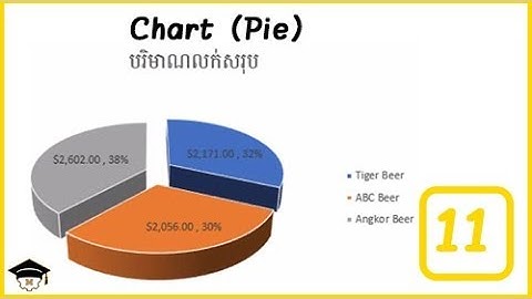 Microsoft Office Excel | Chart (Pie) #11