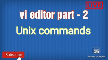 vi editor part - 2 || vi editor commands in unix || priya || 2021