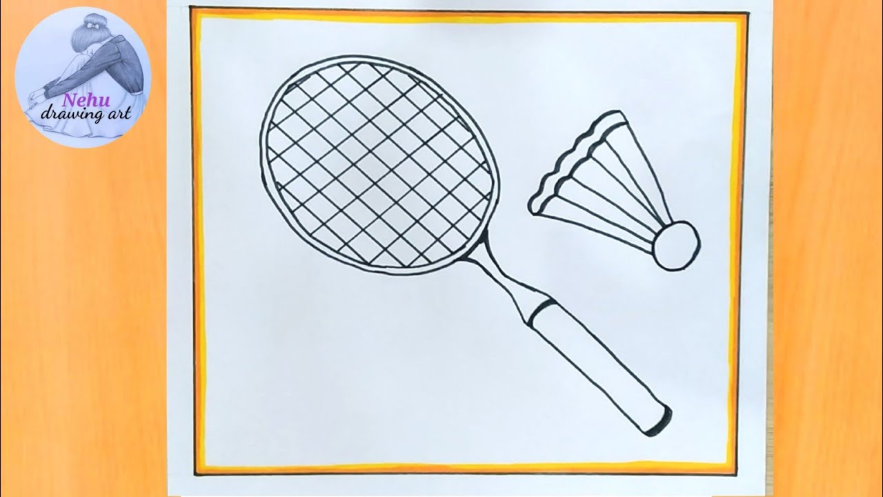 Cartoon Flat Style Drawing Badminton Racket Logo Symbol Racket Sport Stock  Vector by ©onetime1234 668294434